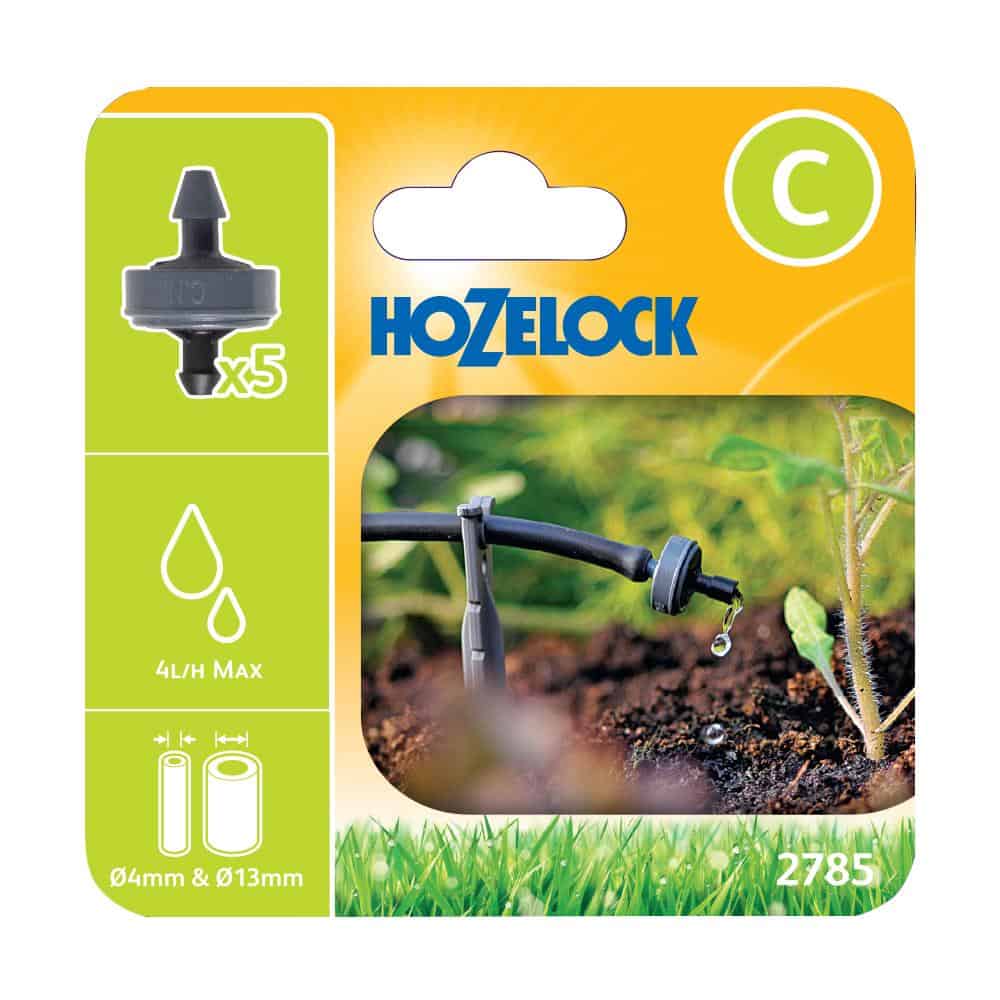 Hozelock 4 LPH End of line Pressure Compensating Dripper - 2785