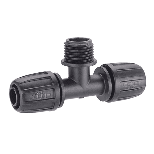 Claber Anti Leak Threaded Tee Connector - Professional