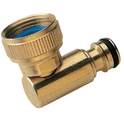 Professional Click Style Brass Swivel Elbow
