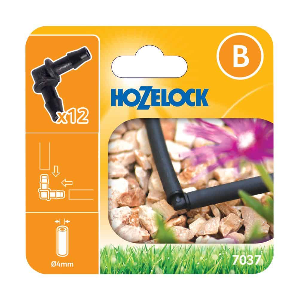 Hozelock Elbow Connectors 4mm - 7037